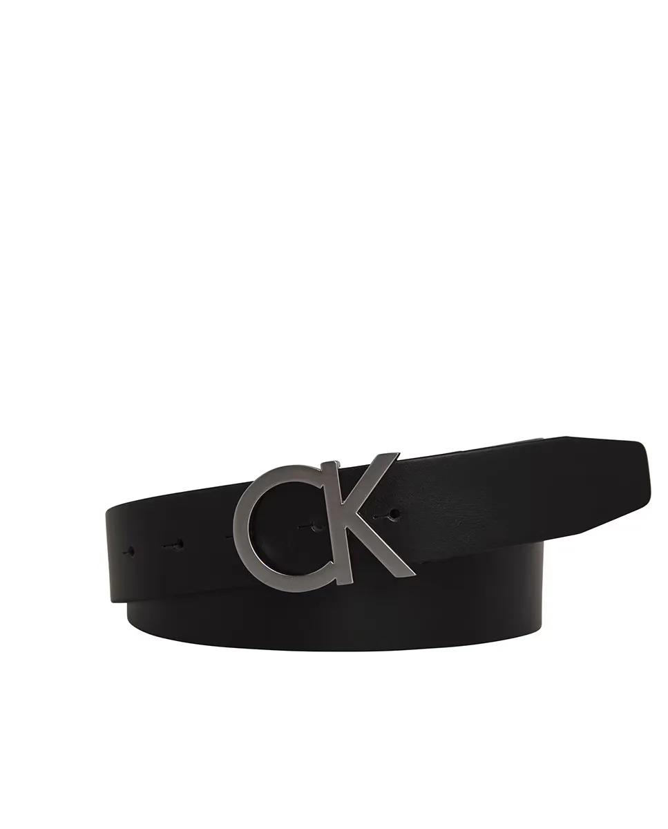 

Мужской черный кожаный ремень Calvin Klein