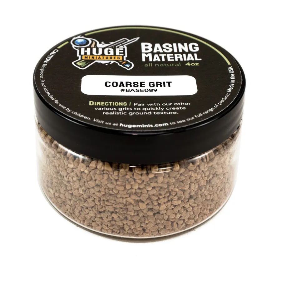 

Базовая зернистость – грубая зернистость, Basing Materials & Weathering