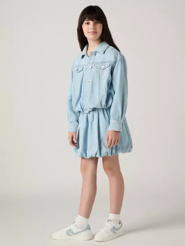 Детская джинсовая куртка Bubble Trucker, синяя Levi's