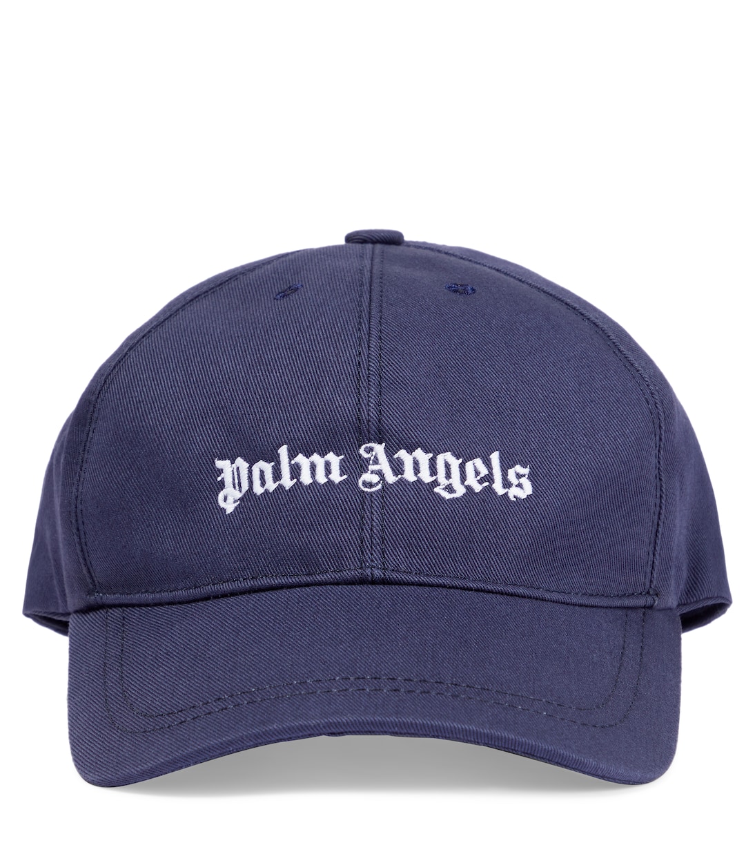 

Хлопковая бейсболка Palm Angels Kids, Navy Blue White