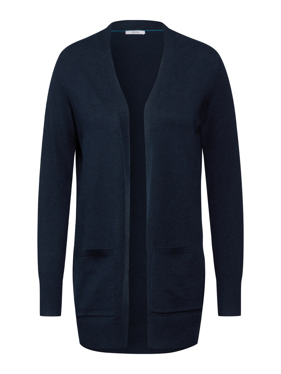 

Вязаный кардиган CECIL, темно-синий