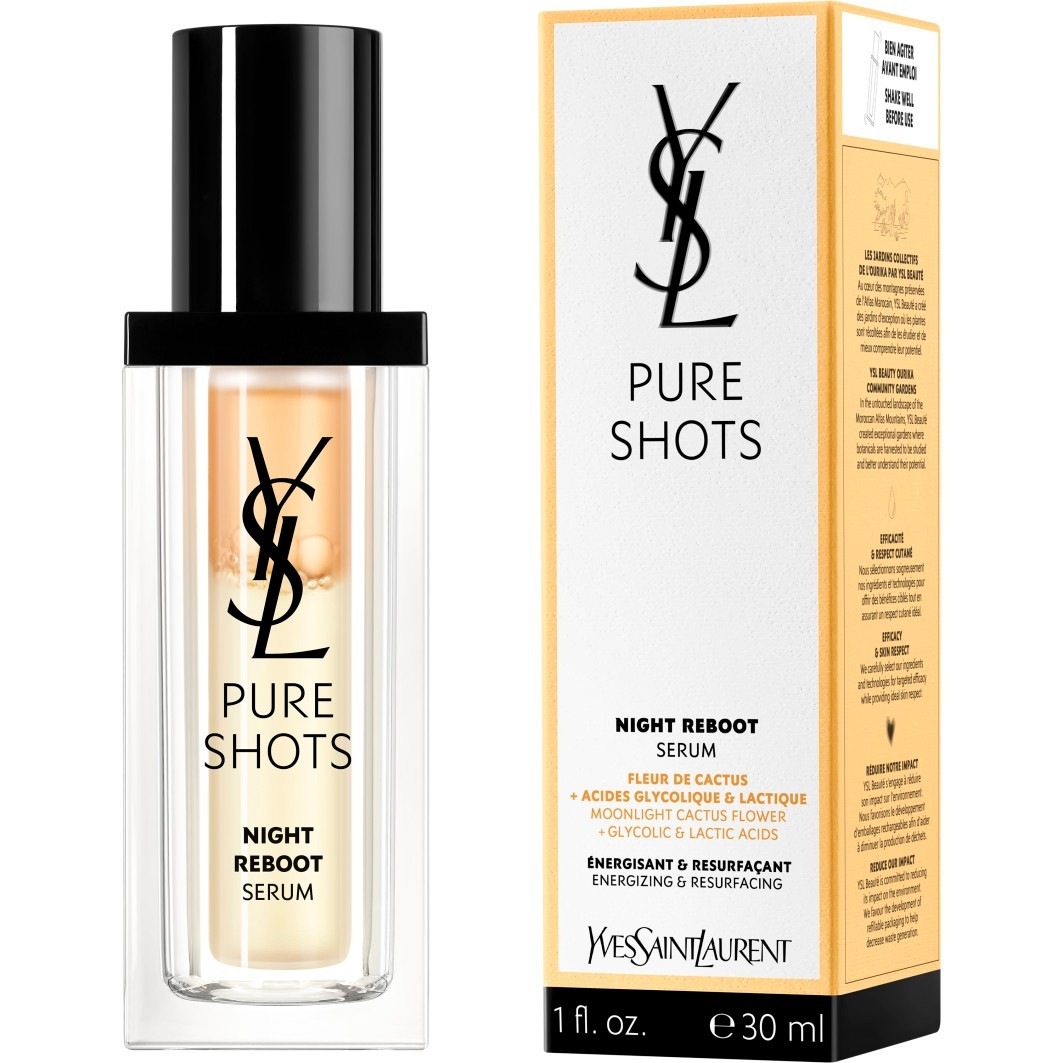 Сыворотка Yves Saint Laurent — Для лица pure shots night reboot , объем, 30 мл — фото 2