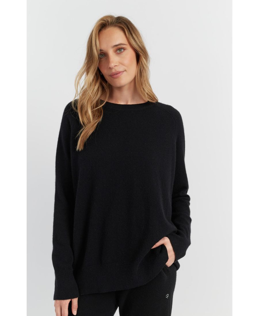 

Женский свободный свитер из чистого кашемира Chinti & Parker, Black