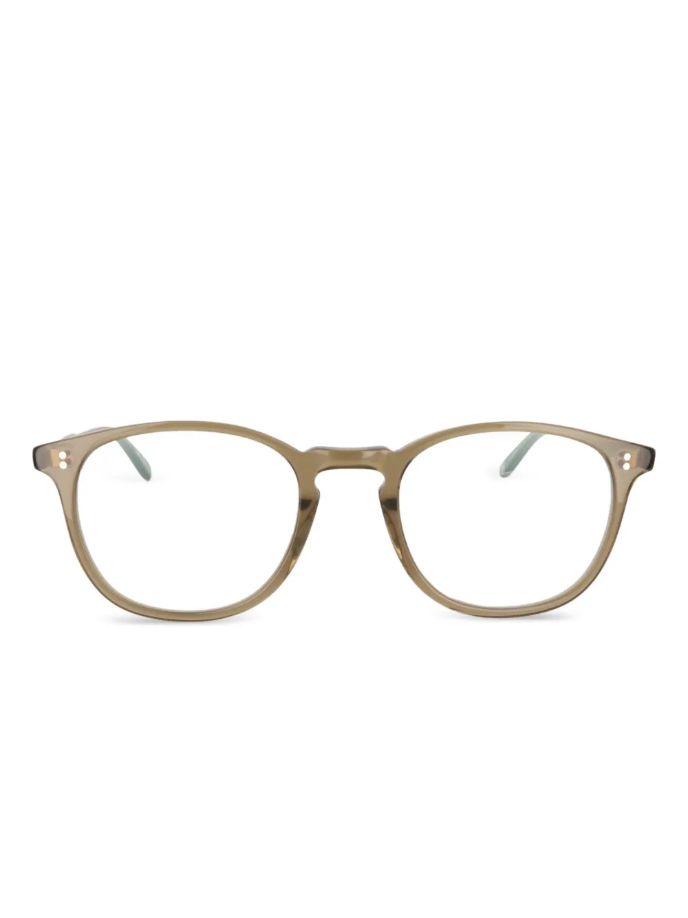 

Очки Alice в круглой оправе Garrett Leight, коричневый