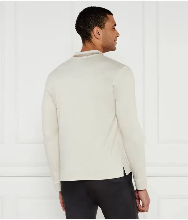 Поло H-Pleins 199 slim fit Boss, бежевый — фото 3