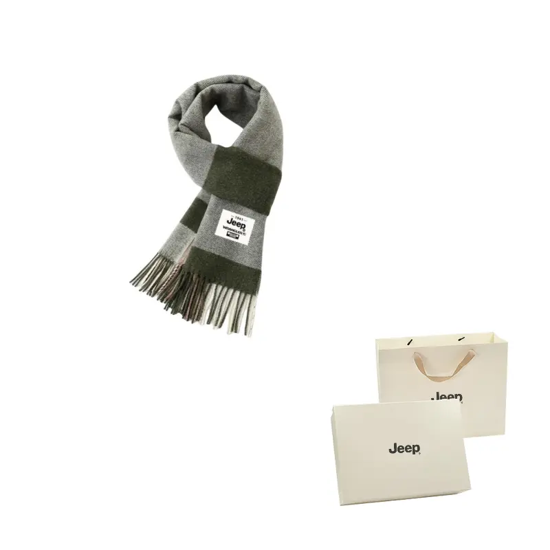 

Шарф из полиэстера Unisex Jeep, зеленый