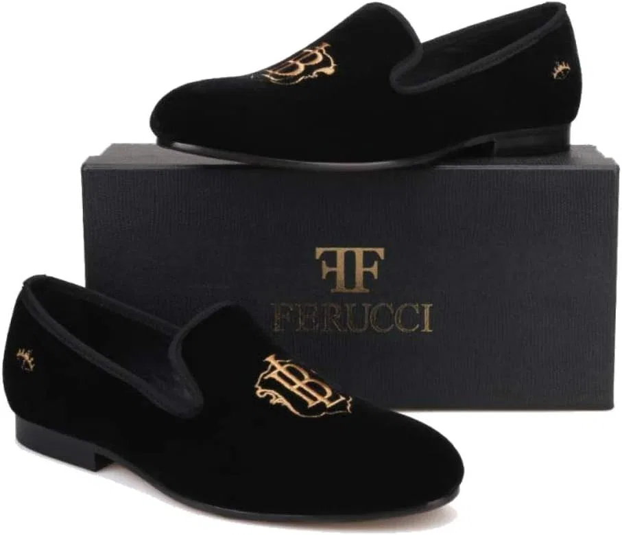 Мужские лоферы FERUCCI Handmade Black — фото 2