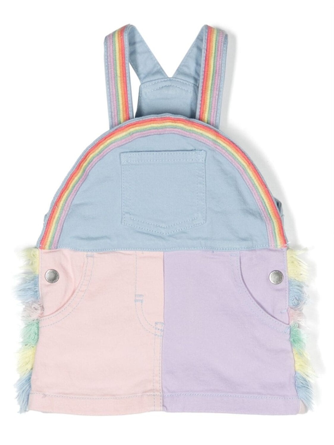 

Stella McCartney Kids платье в технике пэчворк, синий