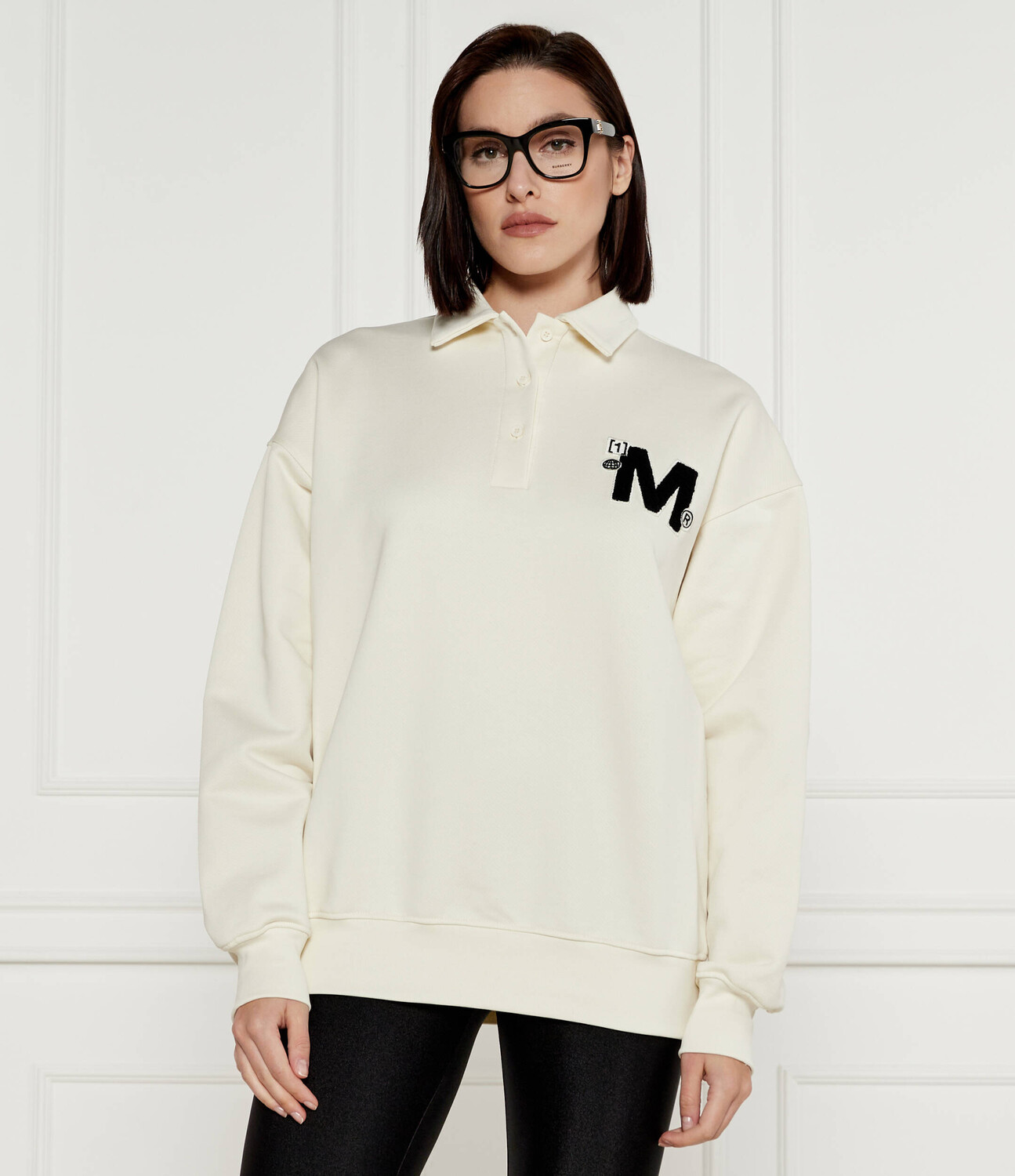 

Толстовка MISAGA BADGE RUGBY Loose fit, экрю