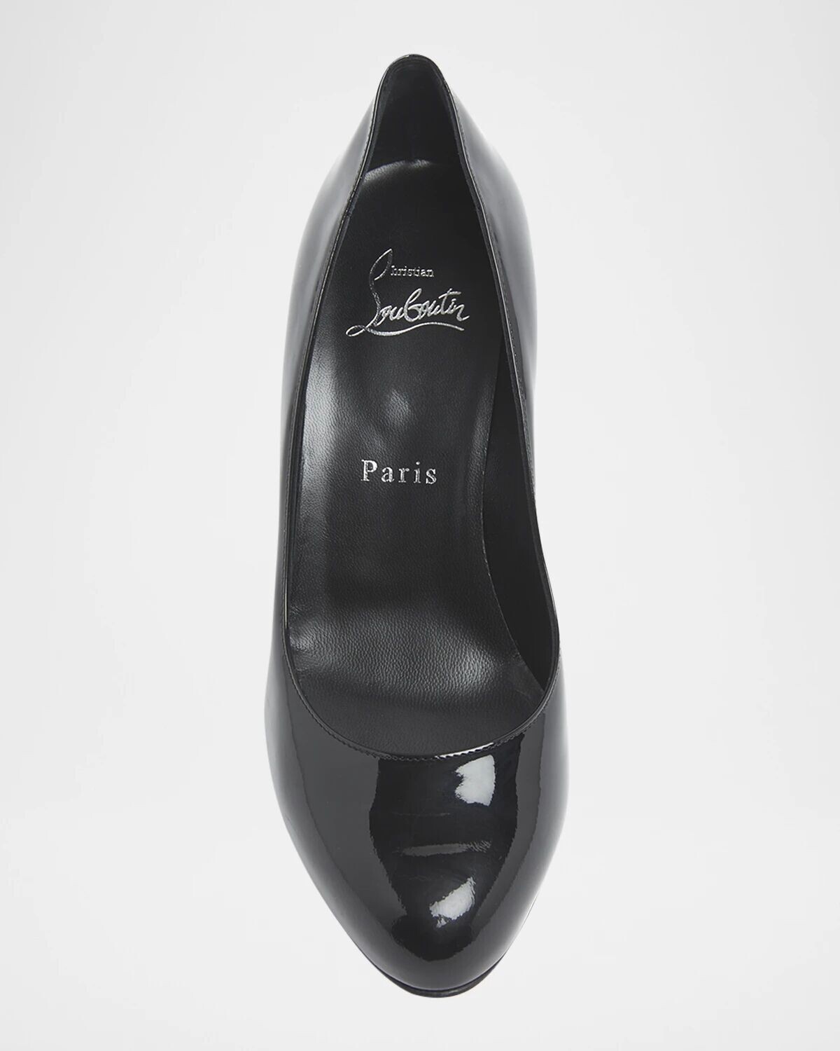 Туфли Dolly с лакированной красной подошвой Christian Louboutin, черный — фото 3