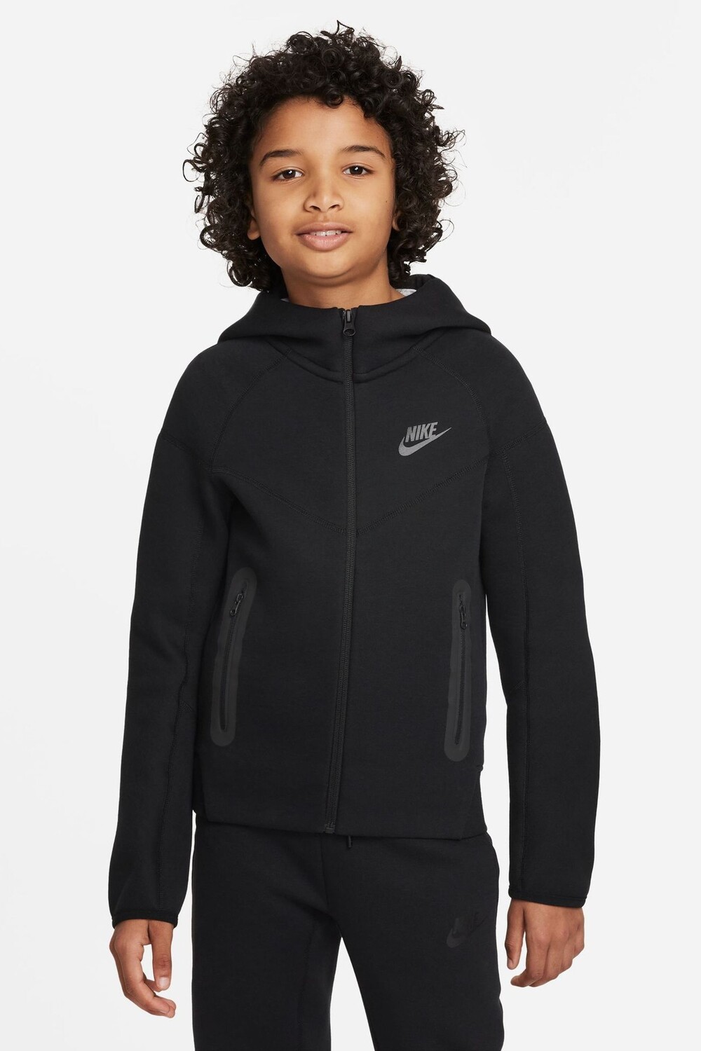 

Толстовка из технического флиса на молнии Nike, черный