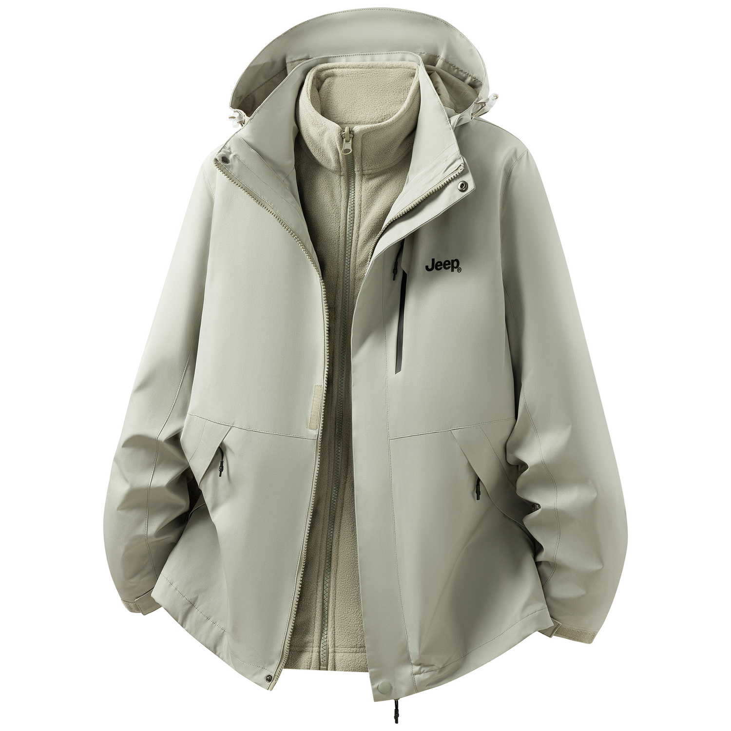 

Jeep Куртка из коллекции Leisure Unisex, Silver Green (3-in-1)