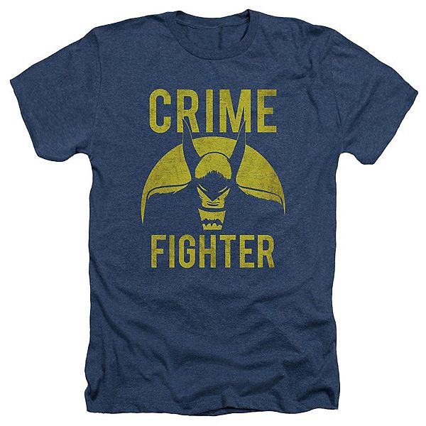 

Футболка Dc comics fight crime adult heather Licensed Character