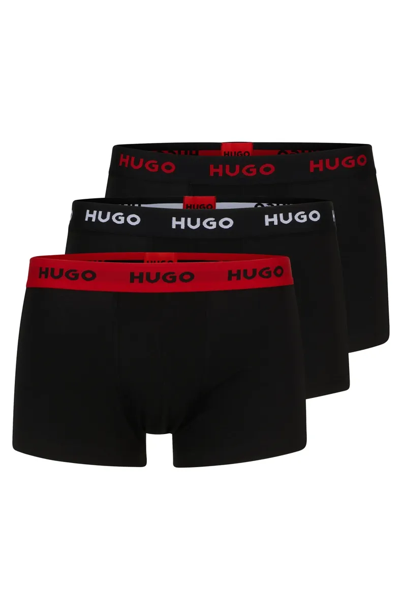 

HUGO Underwear Trunk "TRUNK TRIPLET PACK" (3 шт. в упаковке, 3 шт. в упаковке), с эластичным поясом с логотипом, цвет Charcoal