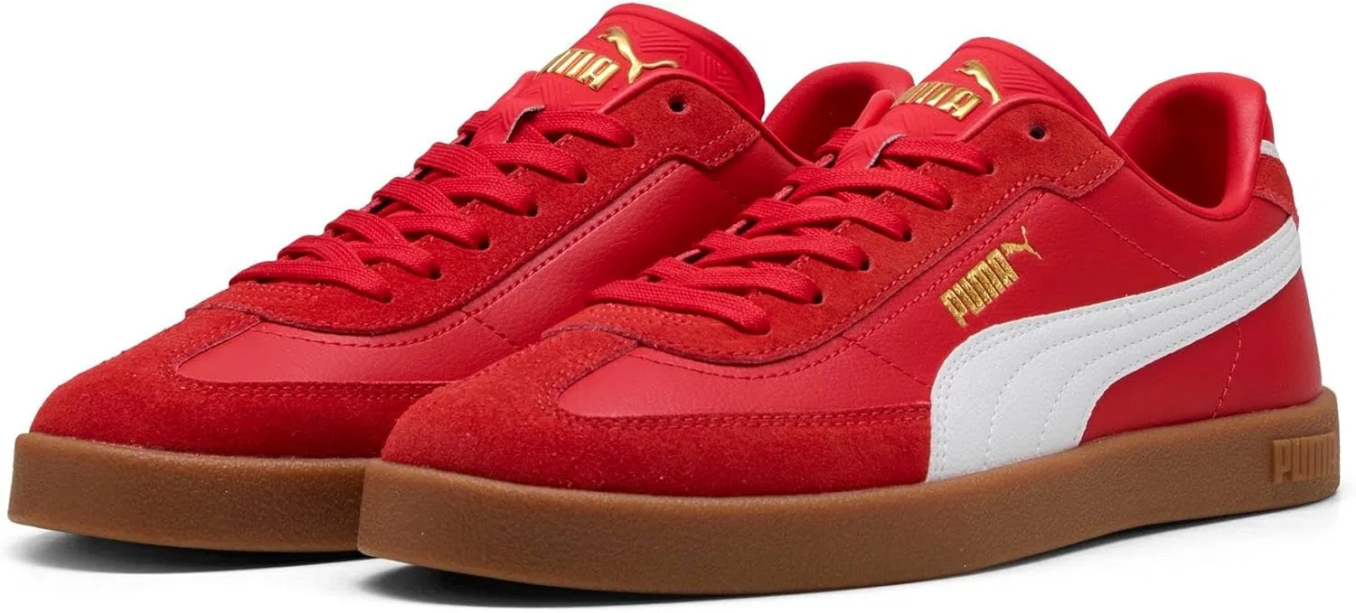 Кроссовки PUMA Unisex Club II Era, Red With White
