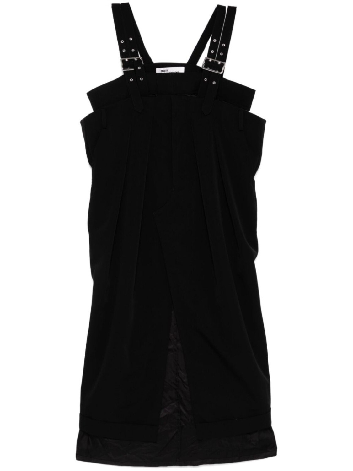 

Noir Kei Ninomiya платье с пряжкой, черный