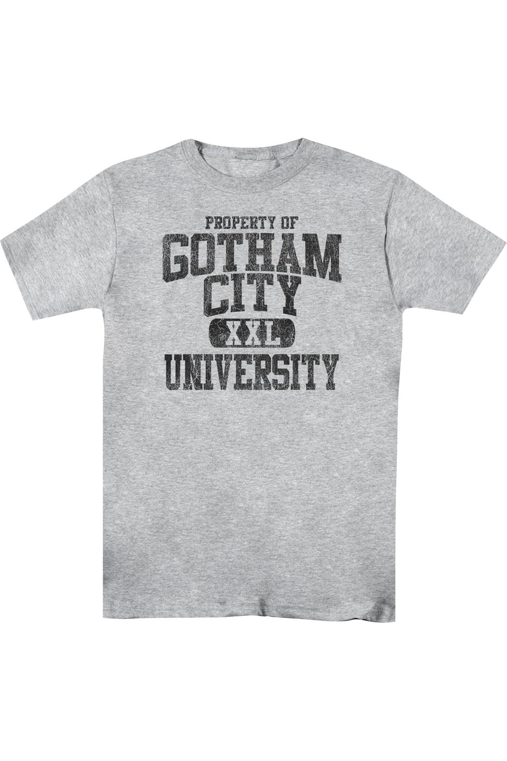 

Футболка с коротким рукавом для взрослых Batman Property Of Gcu Gildan, цвет athletic heather