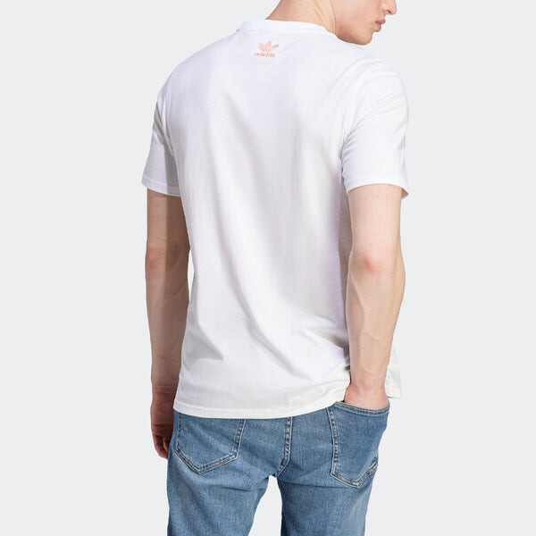 Футболка adidas originals Enjoy Summer Graphic Tee 'White', белый — фото 3