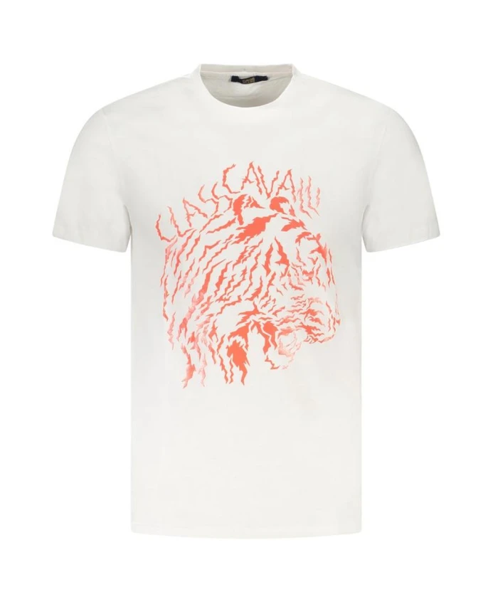 

Белая футболка с графическим принтом для мужчин Cavalli Class, белый