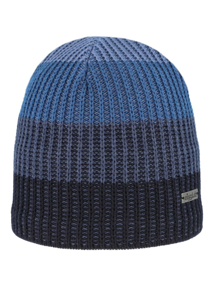 

вязаная шапка синего цвета Eisglut