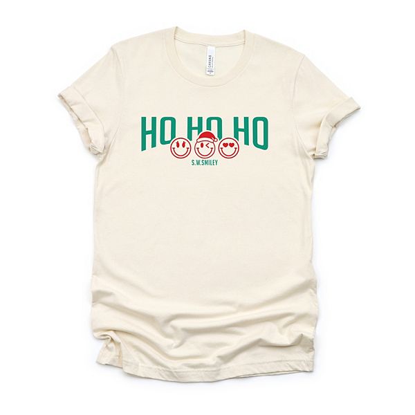 

SWSmiley varsity ho ho ho - женская футболка с коротким рукавом Simply Sage Market, Cream, Зеленый, SWSmiley varsity ho ho ho - женская футболка с коротким рукавом Simply Sage Market, Cream