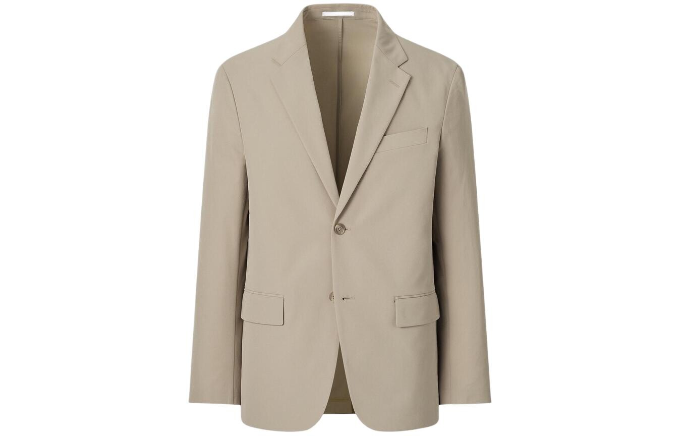 

Мужской деловой костюм UNIQLO, цвет 32 dark beige