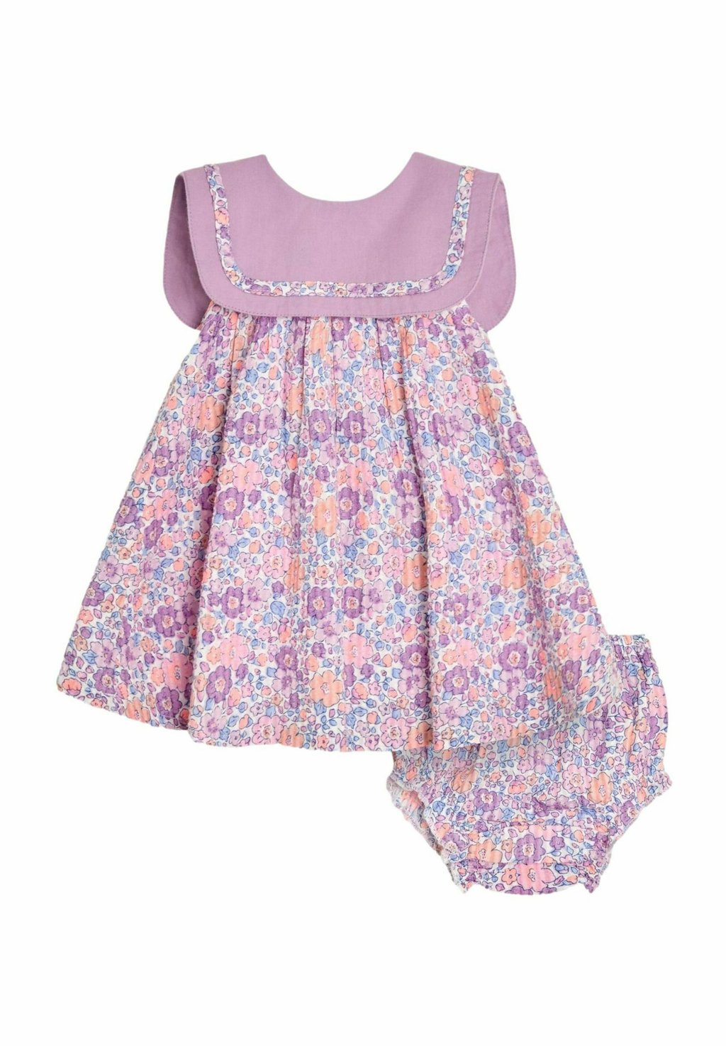 

Повседневное платье REGULAR FIT JUNGLE FLORAL SAILOR FRONT JoJo Maman Bébé, сиренево-фиолетовый