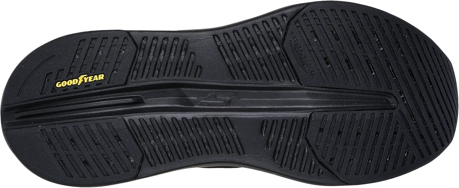 Мужские кроссовки Skechers Max Cushioning Glide Step с амортизацией, надевание без помощи рук, черный