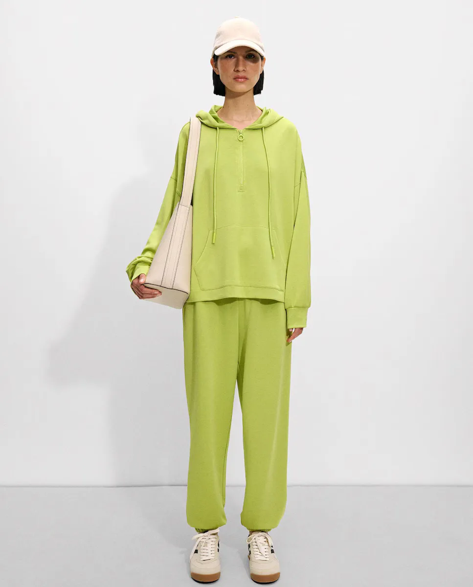 

Однотонные женские брюки-джоггеры с эластичной резинкой на талии Parfois, зеленый