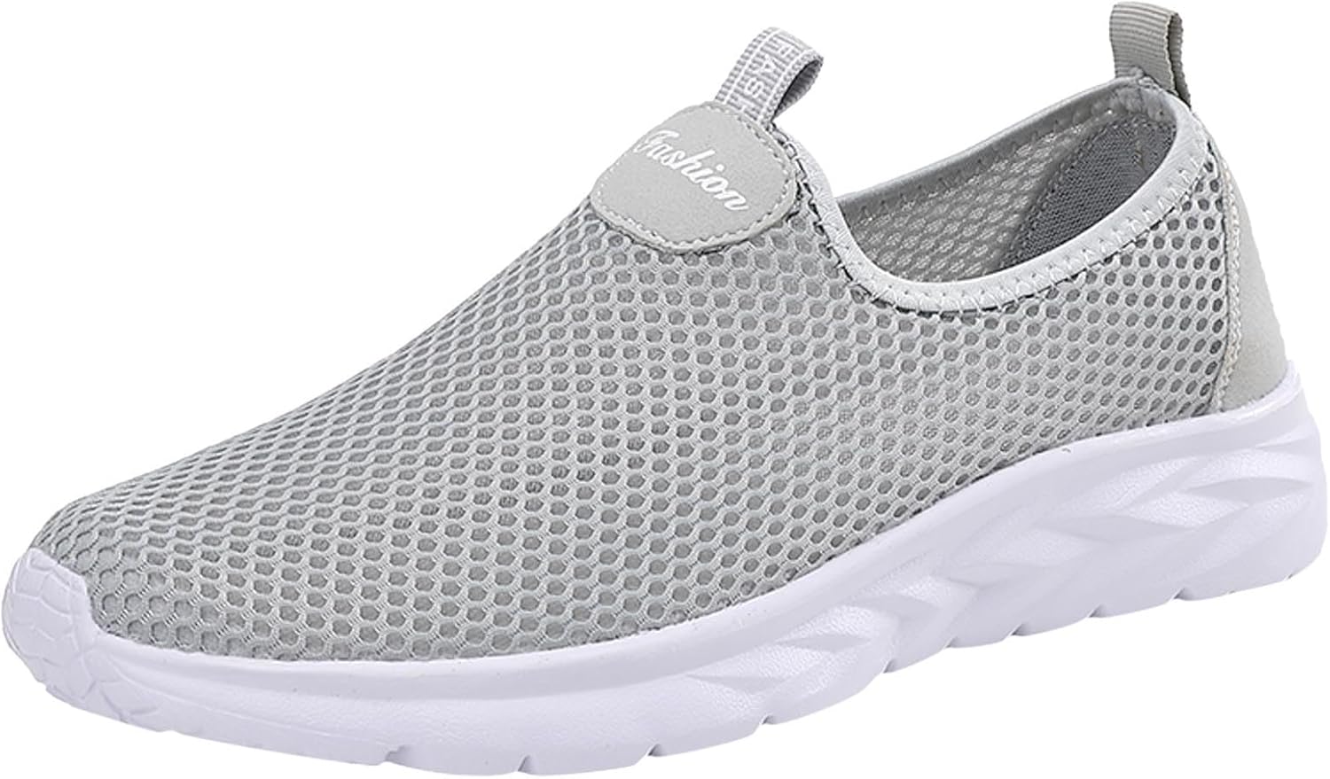 

Мужские беговые кроссовки IWIHMIV, легкие, однотонные, дышащие, прогулочные, противоскользящие, спортивные, повседневные, серый