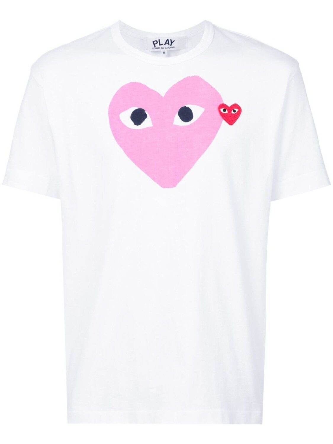 

Футболка с серцем Comme Des Garçons Play, белый