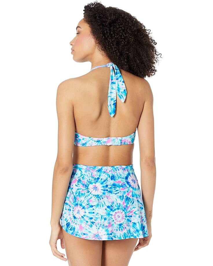 

Топ бикини COCO REEF All Over Tie-Dye Cameo Halter Bikini Top, мульти