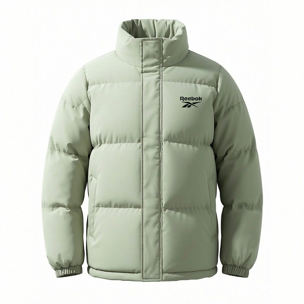 

Пуховик Unisex с воротником стойкой, утепленный стеганый пуховик Reebok, fruit зеленый