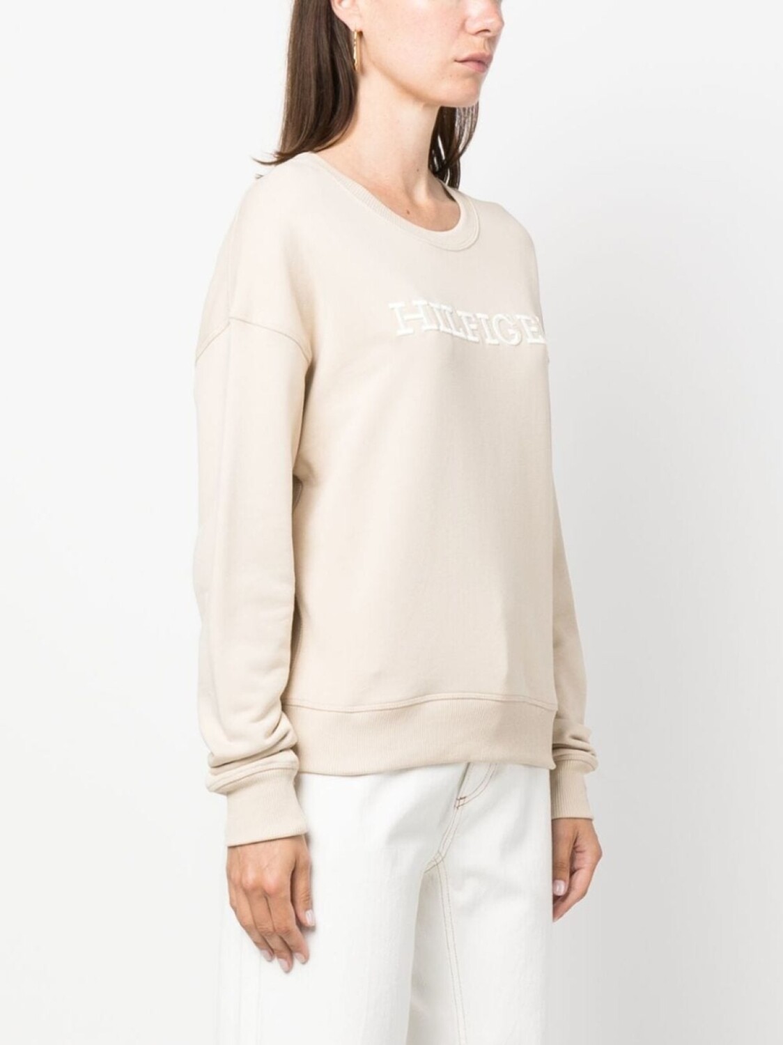 Tommy Hilfiger толстовка с логотипом, нейтральный цвет — фото 3