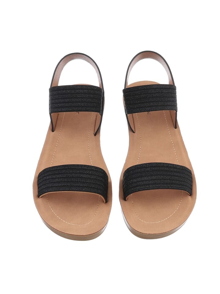 Сандалии на плоской подошве Ital-Design Sandale & Sandalette, цвет schwarz und hellgrau — фото 4