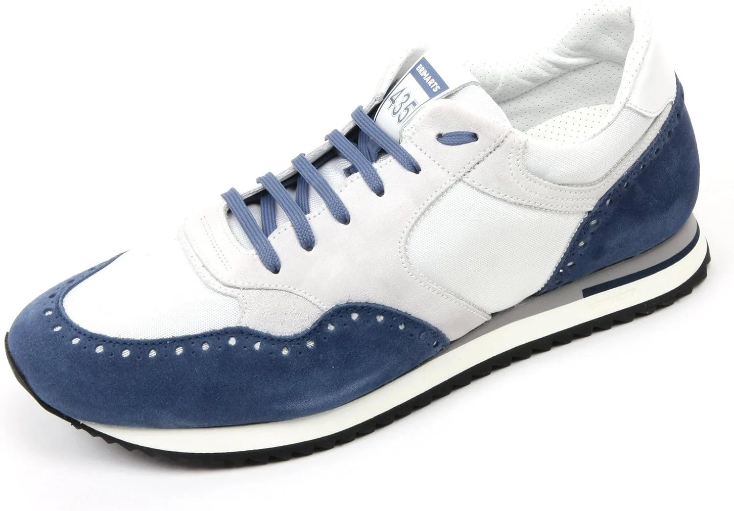 Мужские кроссовки Brimarts C2310 Uomo Scarpa Bianco/Blu Chiaro Fondo Gomma