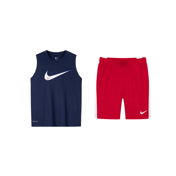 

Nike Повседневная спортивная одежда Dri Fit Preppy Red для детей 3-7 лет