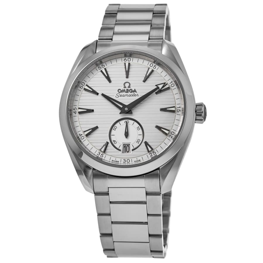

Omega Seamaster Aqua Terra Small Seconds 41 мм Серебряный циферблат Стальные мужские часы 220.10.41.21.02.002
