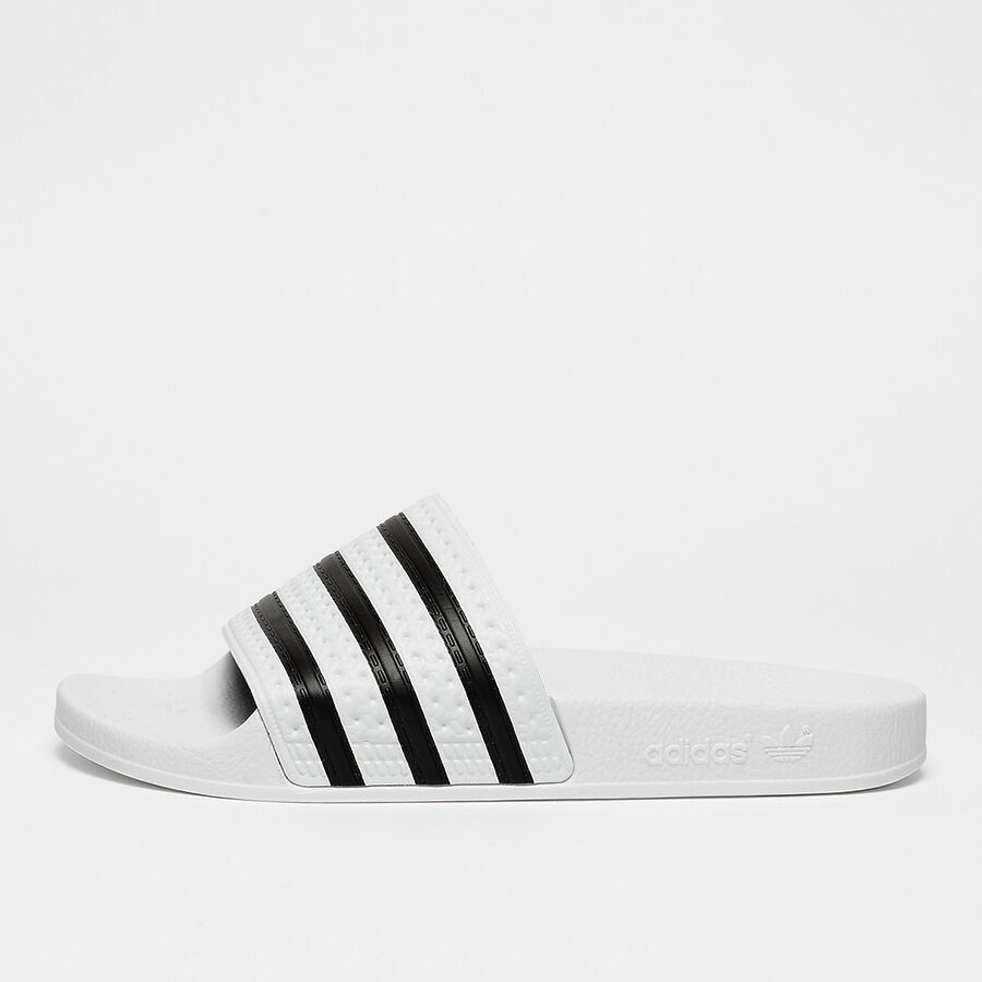 

Шлепанцы adilette Badelatschen adidas Originals, цвет white/black/white