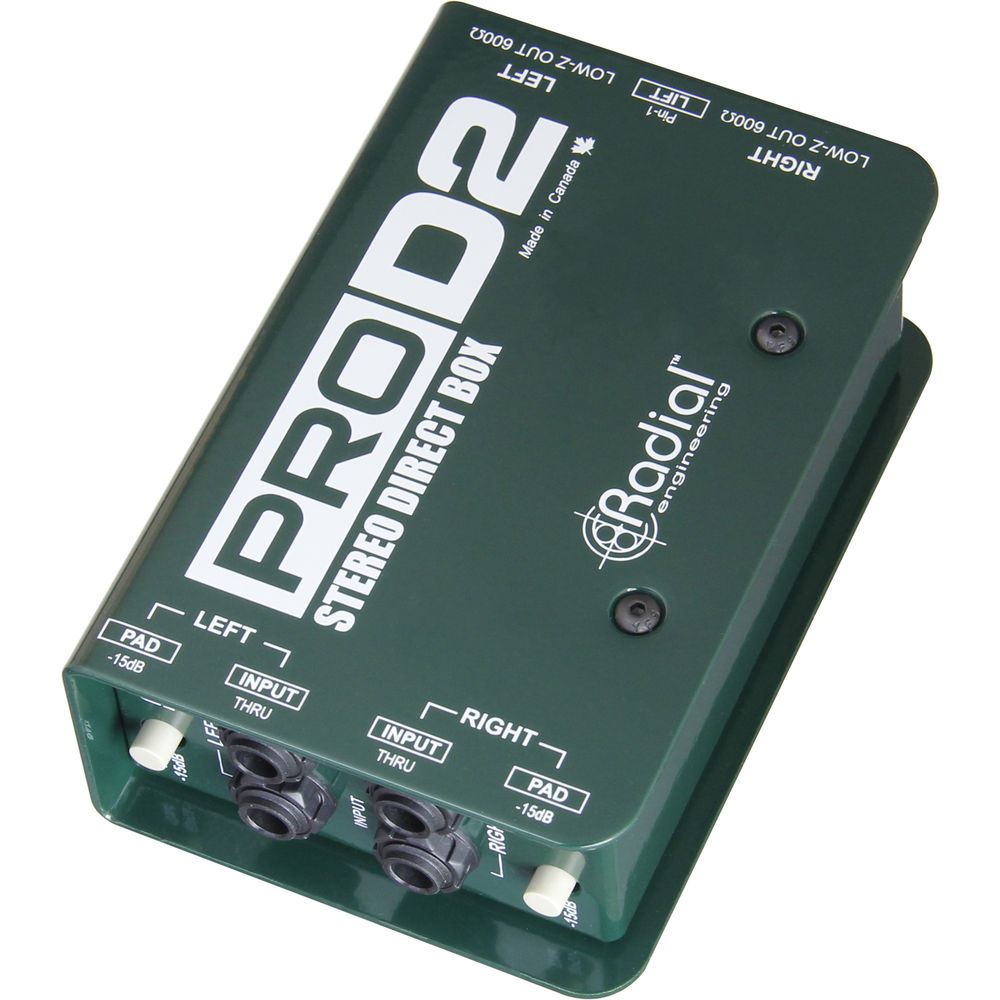 

Директ-бокс Radial Engineering ProD2 Direct Box R800 1102