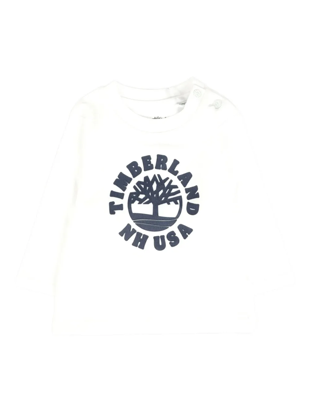 

Футболка с длинными рукавами и логотипом Timberland Kids, белый