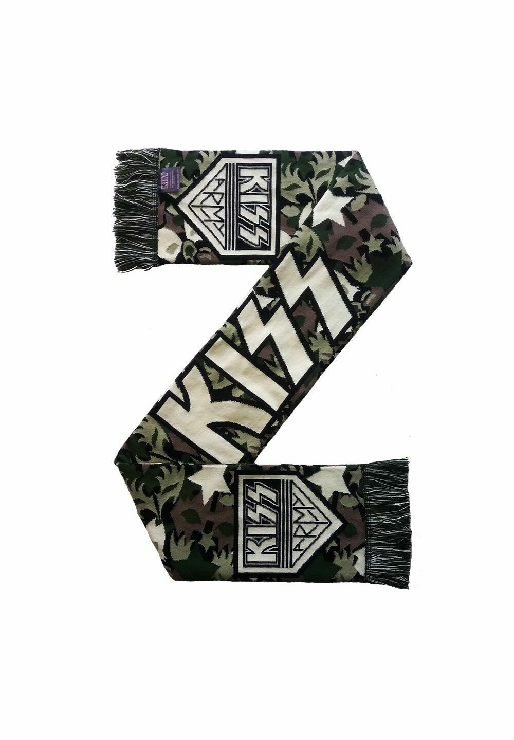 

Шарф KISS ARMY rockshirts, оливковый