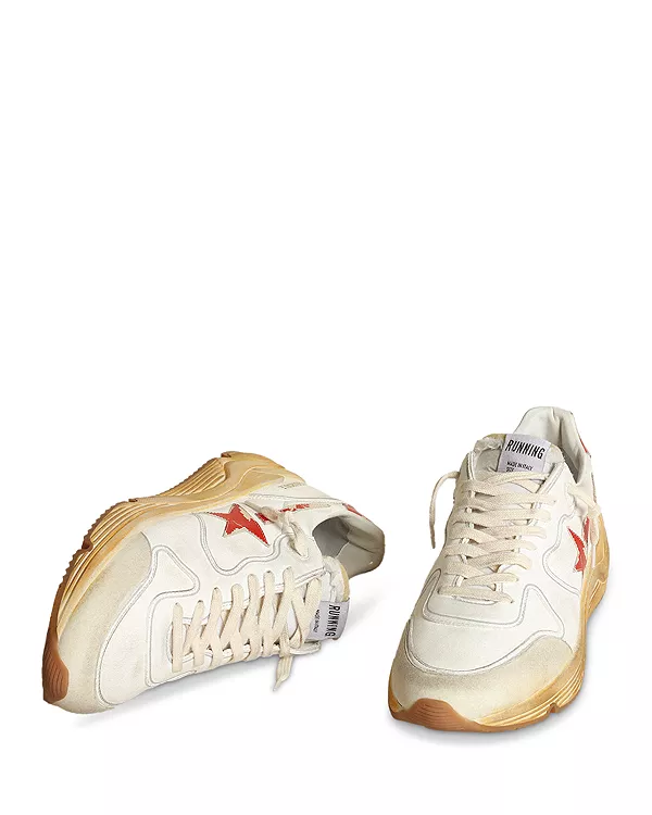 Мужские беговые кроссовки Star Golden Goose, белый — фото 2