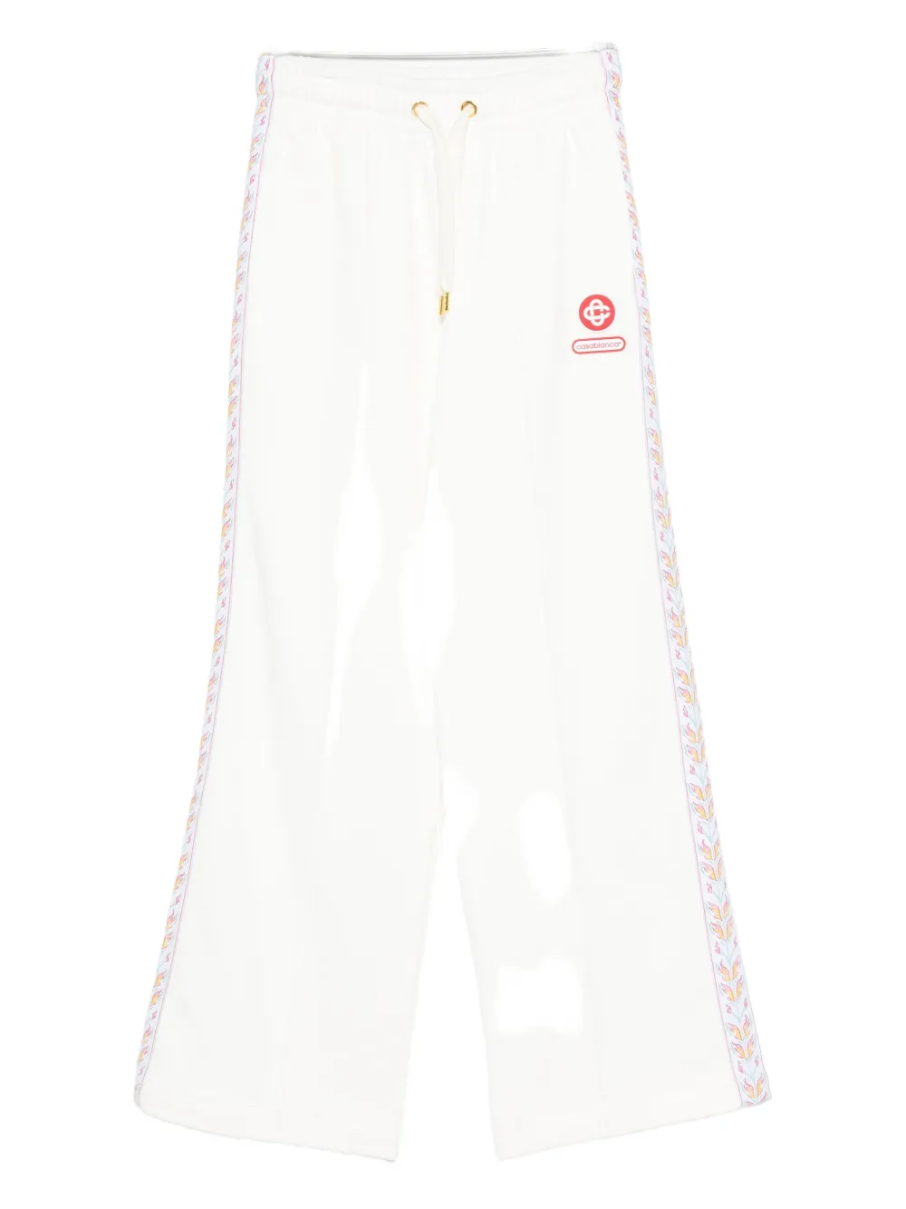 

Спортивные штаны с цветочными полосами CASABLANCA, белый