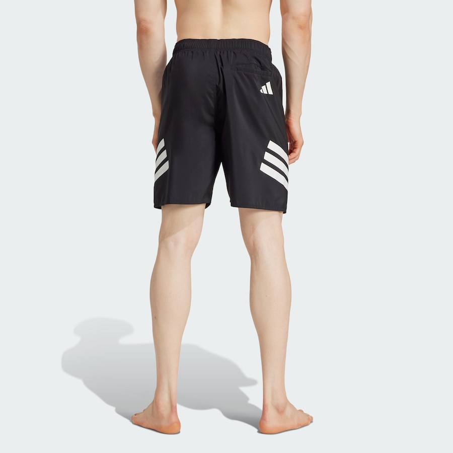 Шорты для серфинга ADIDAS SPORTSWEAR 3-Stripes 8-Inch, черный — фото 3