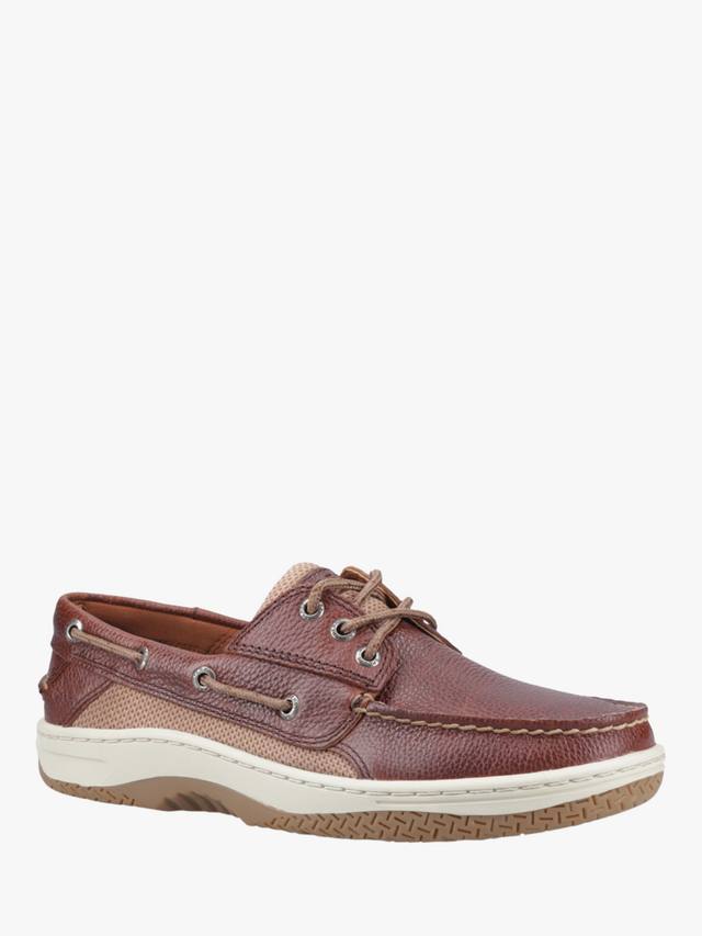 Billfish Wide Fit кожаные лодочные туфли с 3 отверстиями Sperry, Brown — фото 2