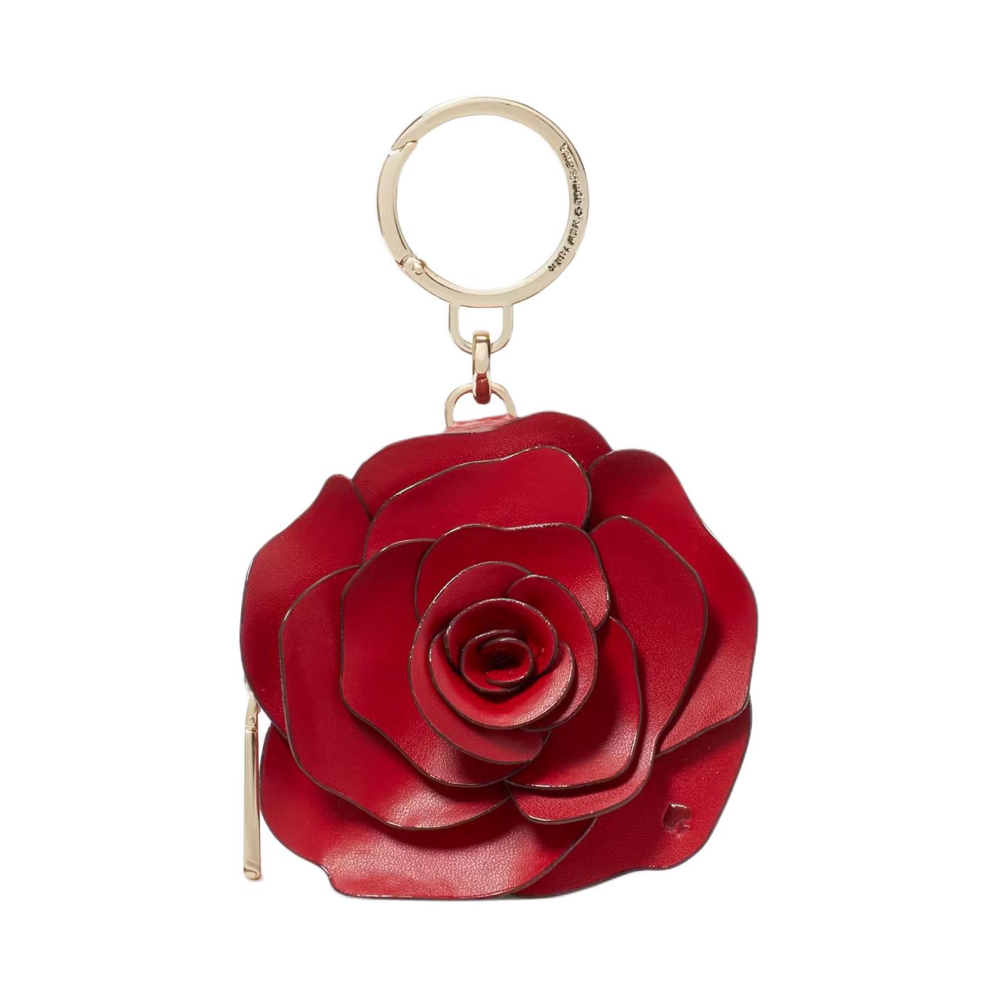 

Kate Spade Гладкий кожаный кошелек для монет женский красный