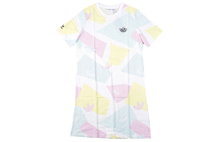 

Платье с короткими рукавами женское многоцветное Adidas Originals