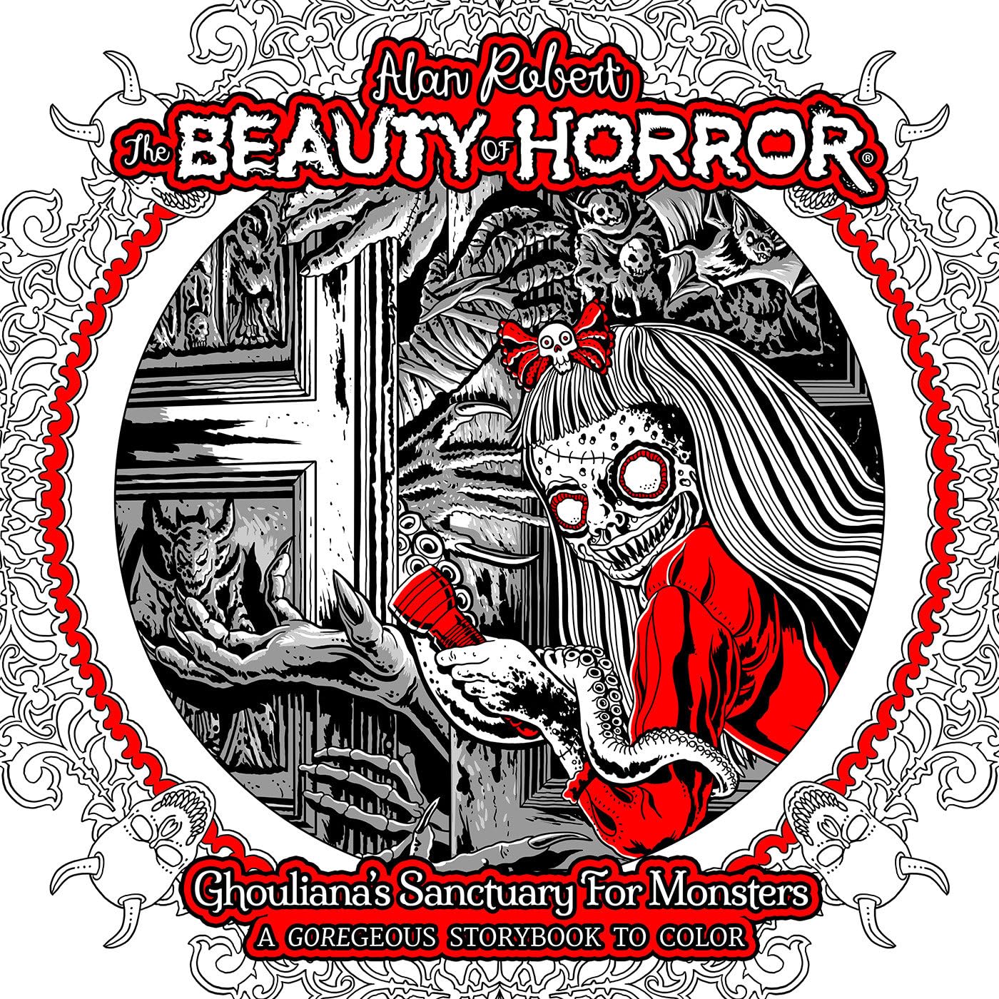 

The Beauty of Horror: Ghouliana's Sanctuary for Monsters--A GOREgeous Storybook to Color (IDW Publishing)