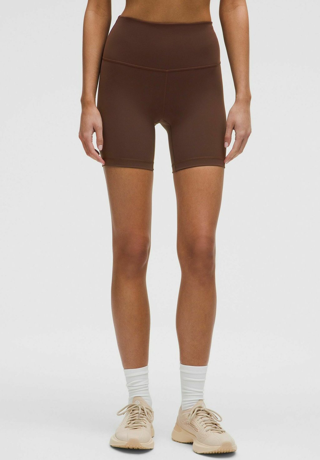 

Леггинсы WUNDER TRAIN HIGH-RISE 15CM lululemon, коричневый
